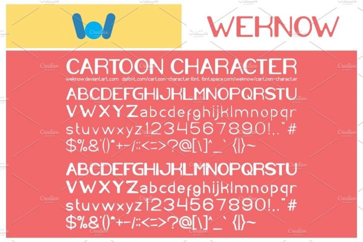Cartoon Character Font Download
