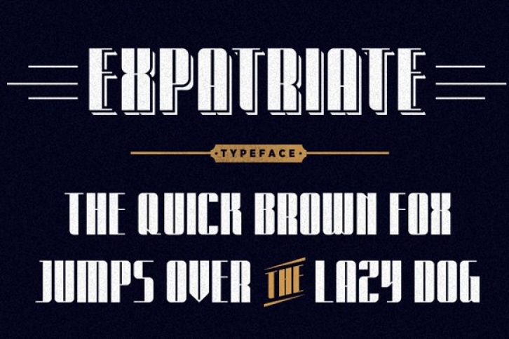 Expatriate Typeface Font Download