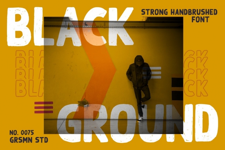BLACK GROUND Font Download