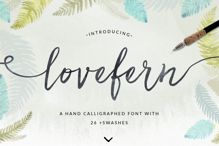 Lovefern + SWASHES Font Download