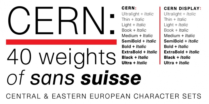 Cern  Cern Display Font Download