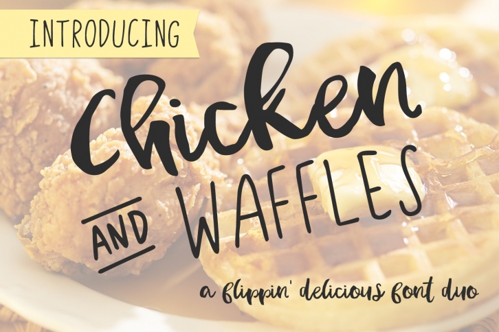Chicken and Waffles Brush Script Font Download