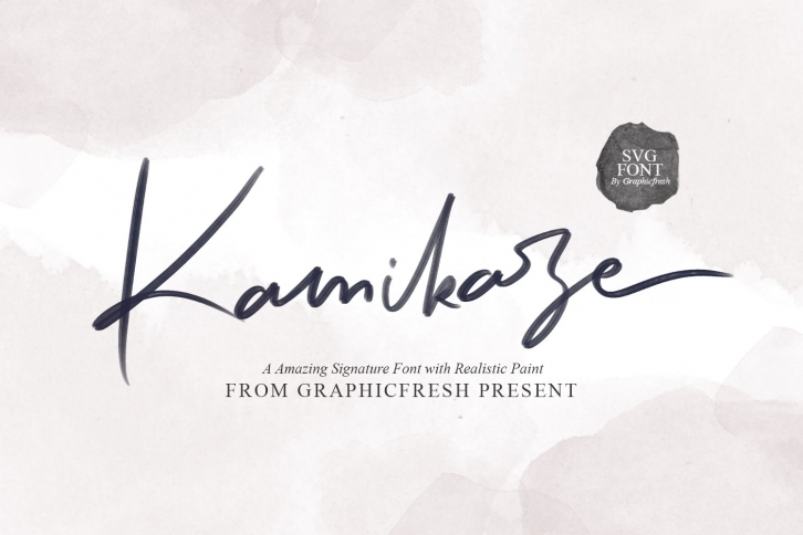 Kamikaze SVG Font Download
