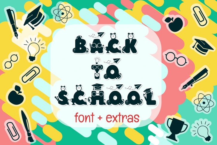Back to School + Bonus Extras Font Download