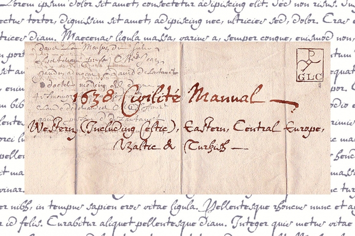 1638 Civilite Manual OTF Font Download