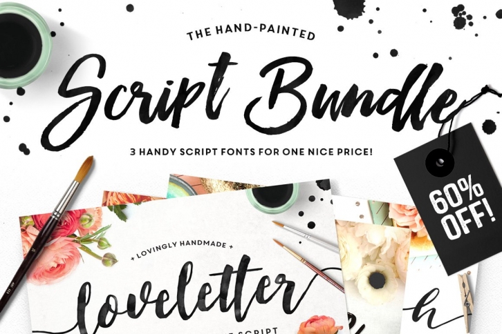 The Brush Script Bundle • 60% OFF Font Download