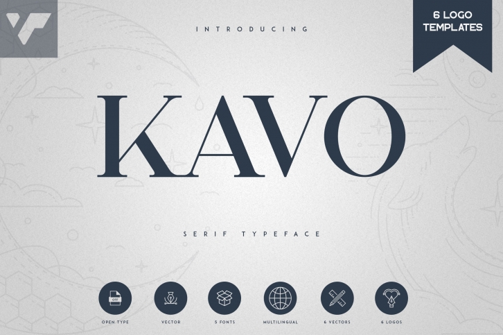 Kavo Serif Typeface Font Download