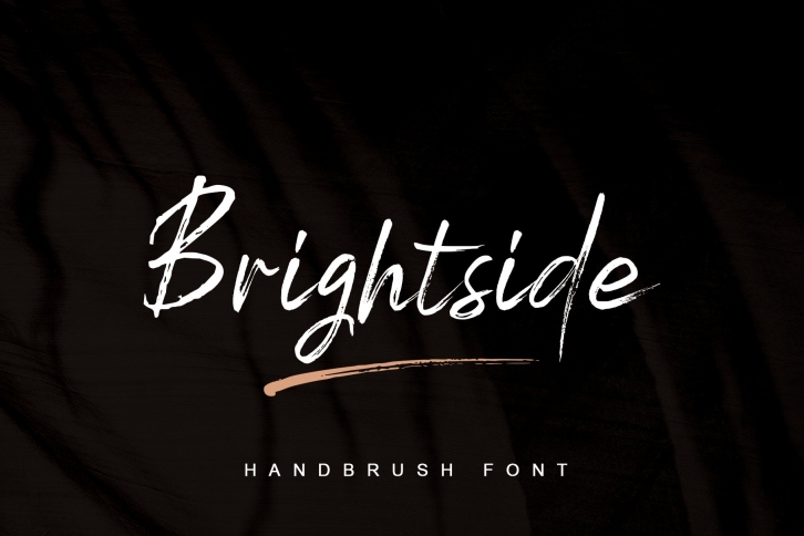 Brightside Brush  Extras Font Download