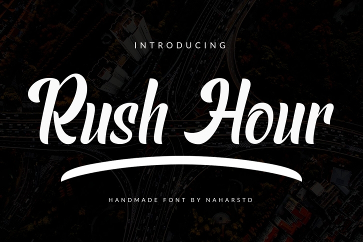 Rush Hour fonts Script Font Download