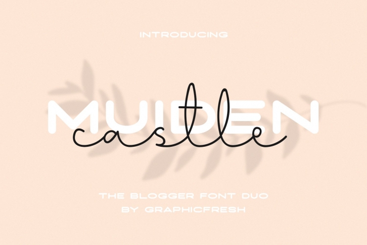 Muiden Castle Font Download