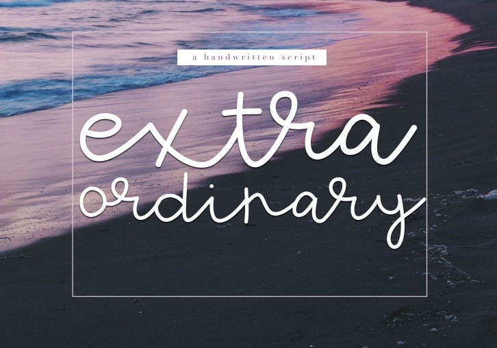 Extraordinary Font Download