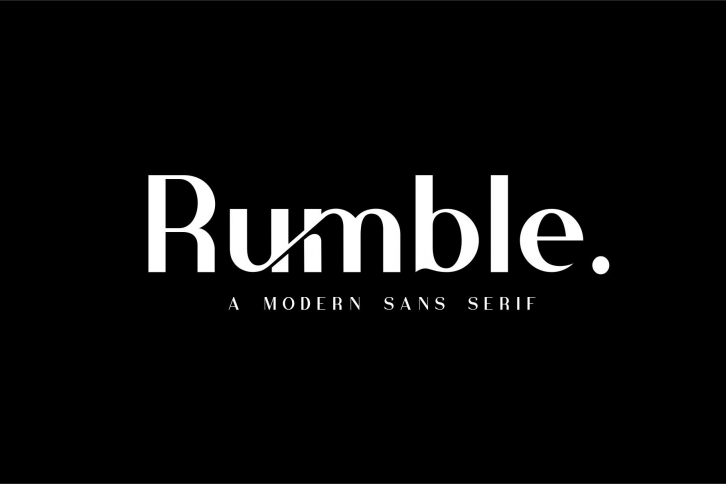Rumble//Elegant Typeface Font Download