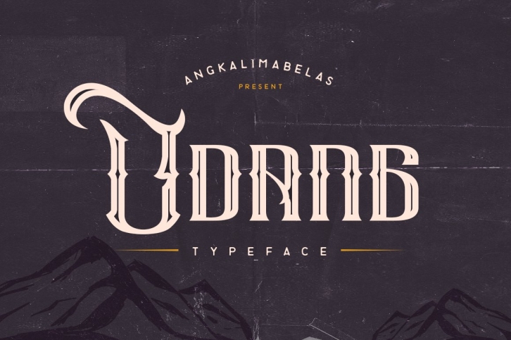 Udang Typeface Font Download