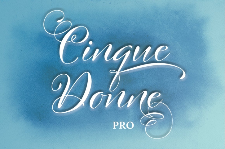 Cinque Donne Pro Font Download