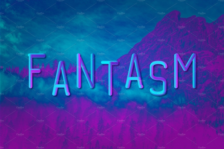 Fantasm 3D Font Download