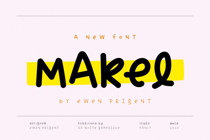 Makel, typography (50% off!) Font Download