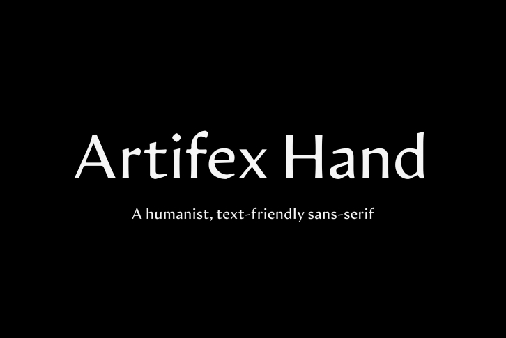 Artifex Hand CF sans serif font Font Download