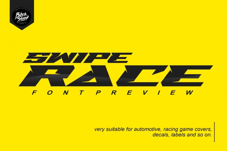 Swipe Race Font Download