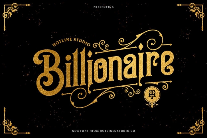 Billionaire typeface Font Download