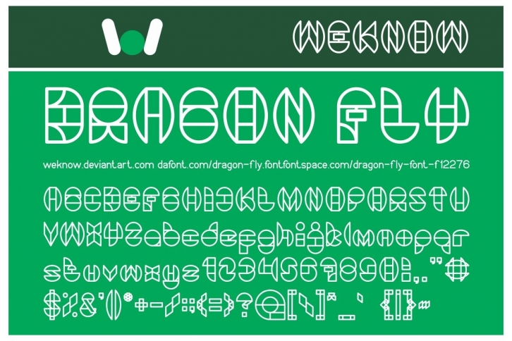 Dragon Fly Font Download