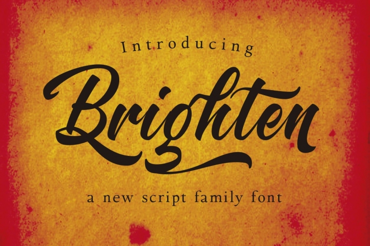 Brighten Italic Font Download