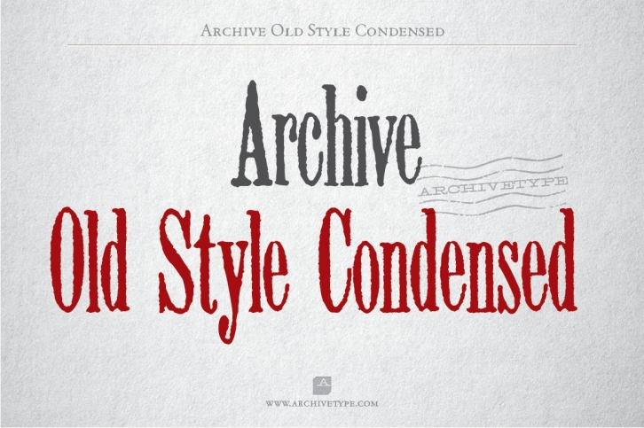 Archive Old Style Cond Font Download