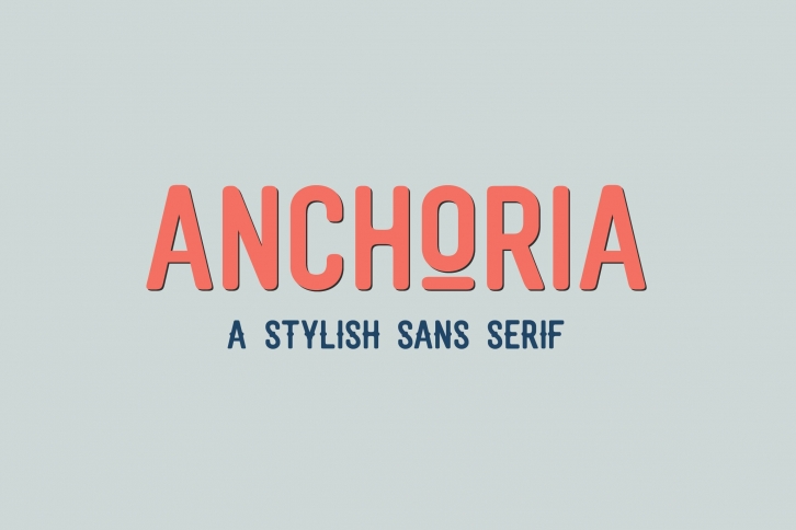 ANCHORIA â€” Stylish Sans Serif Font Download