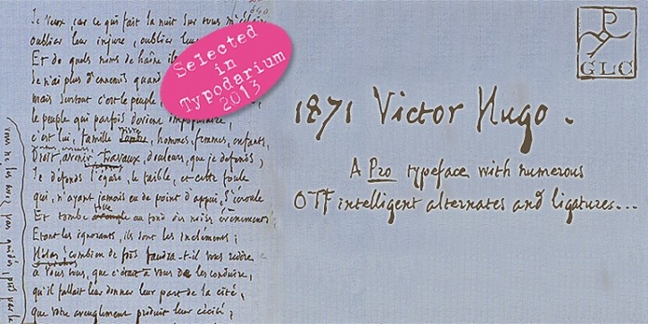 1871 Victor Hugo (Pro) OTF Font Download
