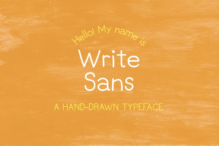 Write Sans Font Download