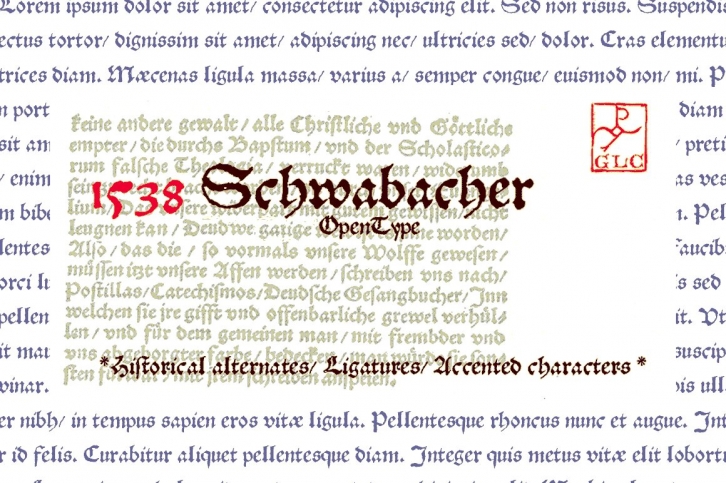 1538 Schwabacher OTF Font Download