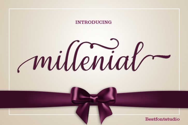 Millenial Script + Italic Font Download