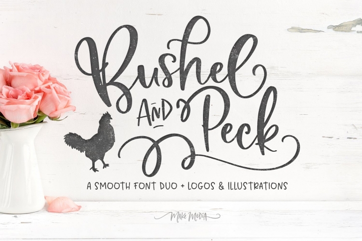 Bushel  Peck  Logos Font Download