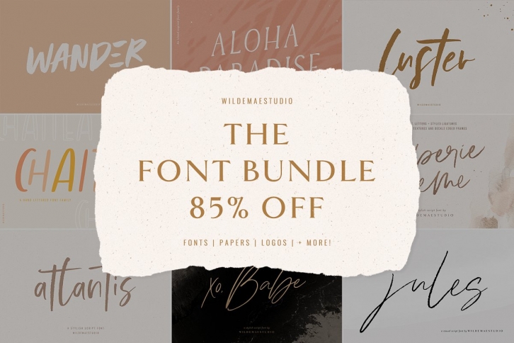 The Bundle by Wilde Mae Studio Font Download
