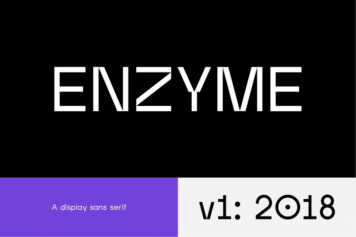 Enzyme – Display typeface font Font Download