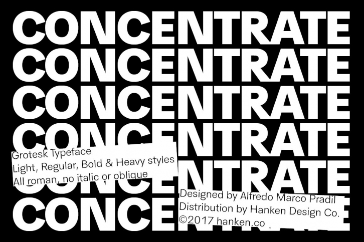 HK Concentrate Pro Font Download