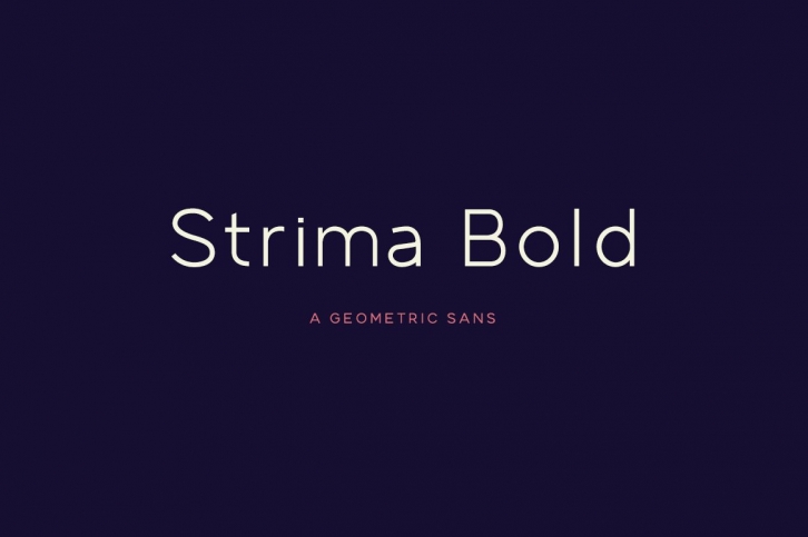 Strima Bold Font Download