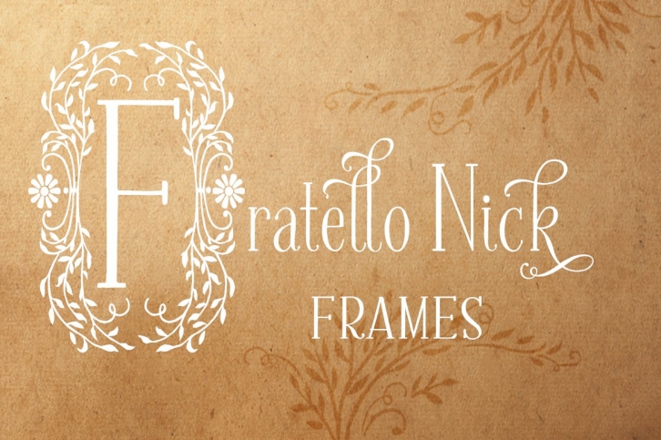 Fratello Nick Frames Font Download