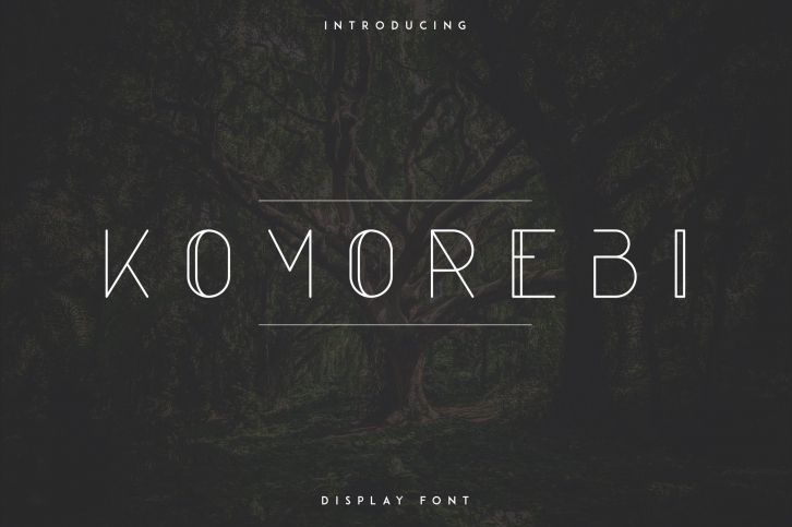 Komorebi Display -30% Font Download