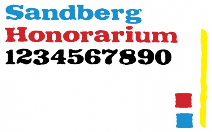 Sandberg Honorarium Font Download