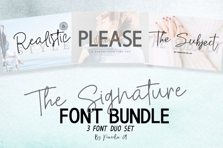 The Signature Bundle Font Download