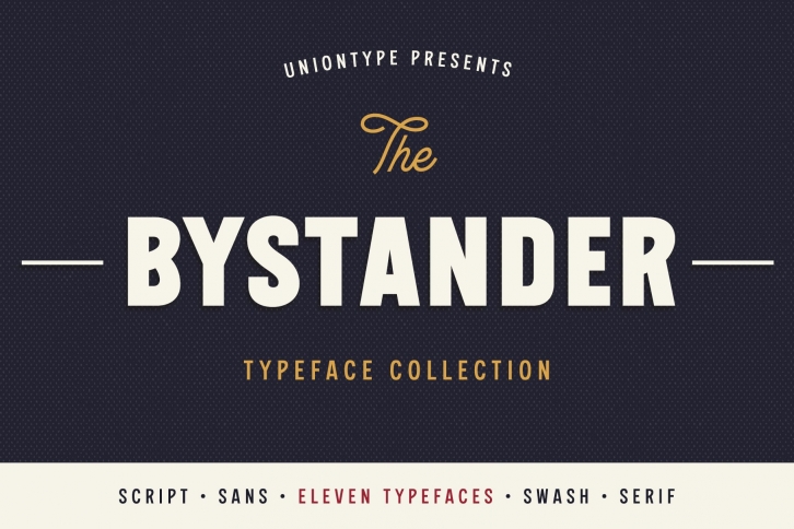 The Bystander Collection Font Download