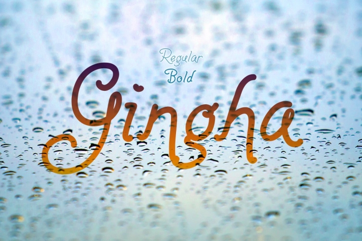 Gingha: A Curly Font Download