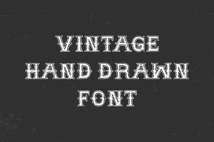 Vintage Hand Drawn Font Download