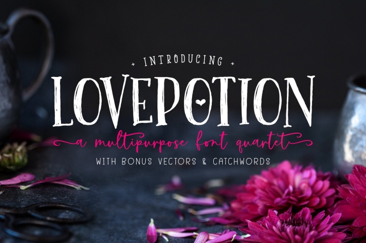 The Lovepotion Collection Font Download