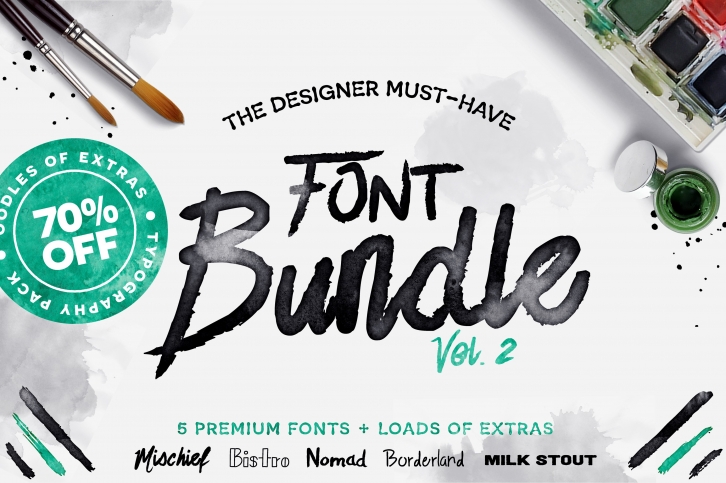 Font Bundle: Vol.2 Font Download