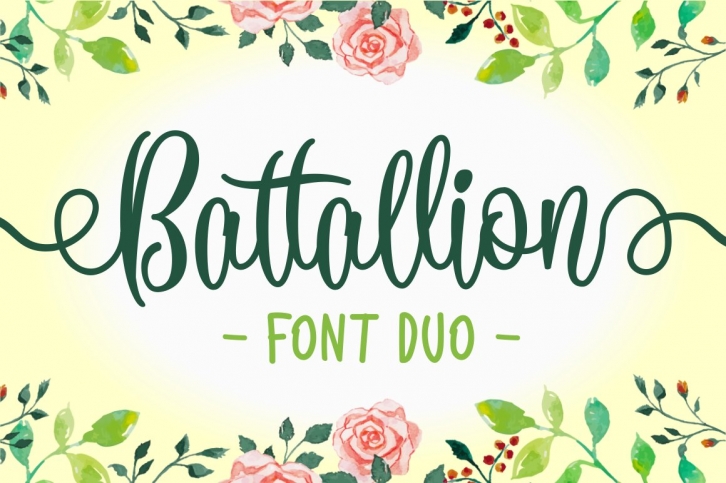 Battallion Duo Font Download