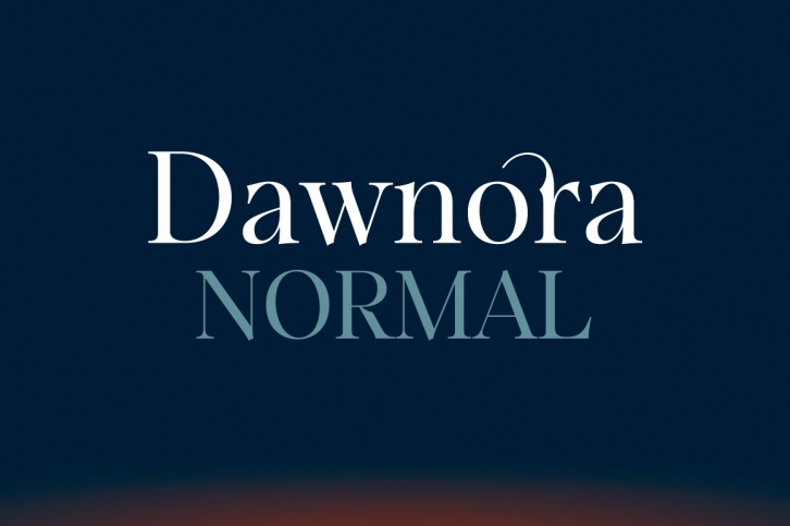 Dawnora Normal Font Download