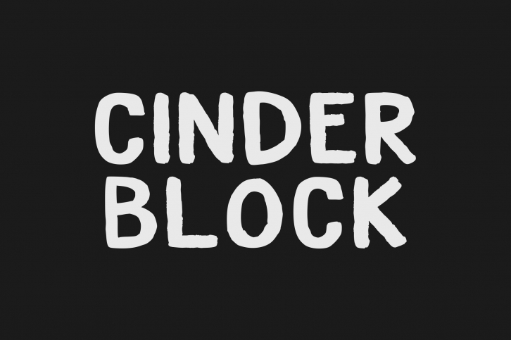 CINDERBLOCK Font Download
