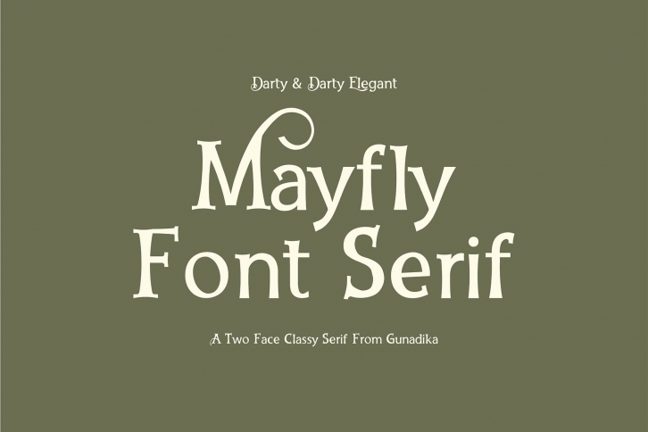Font Serif Darty Font Download