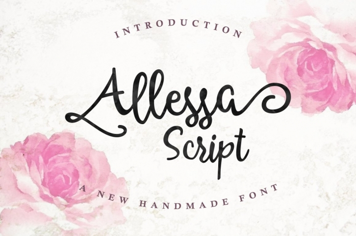 Allessa Script (30% OFF) Font Download